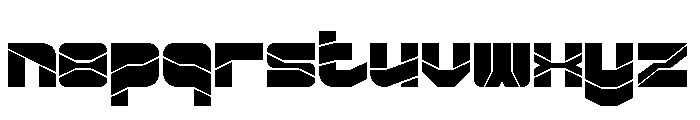 ZERO DIVIDE Bold Font LOWERCASE