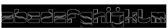 ZERO DIVIDE-Hollow-Inverse FONT