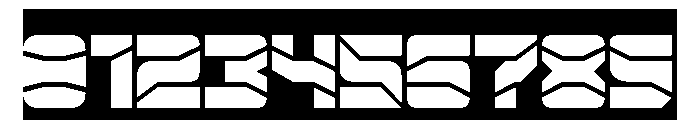 ZERO DIVIDE-Inverse Font OTHER CHARS