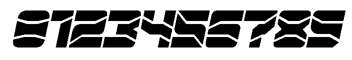 ZERO DIVIDE Italic Font OTHER CHARS