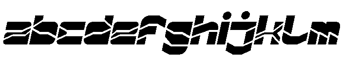 ZERO DIVIDE Italic FONT