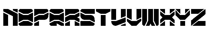 ZERO DIVIDE Font UPPERCASE
