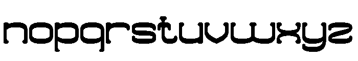 ZERO OF ONE Bold Font LOWERCASE