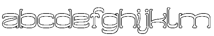 ZERO OF ONE-Hollow FONT