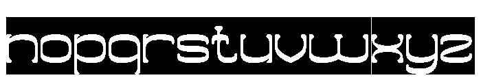 ZERO OF ONE-Inverse Font LOWERCASE