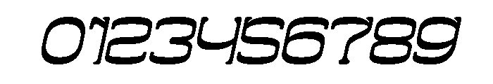 ZERO OF ONE Italic Font OTHER CHARS