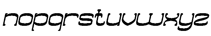 ZERO OF ONE Italic Font LOWERCASE