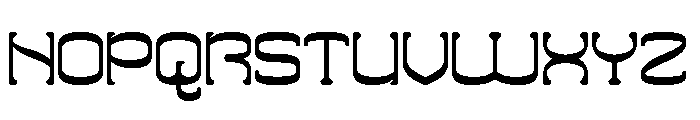 ZERO OF ONE Font UPPERCASE