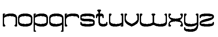 ZERO OF ONE Font LOWERCASE