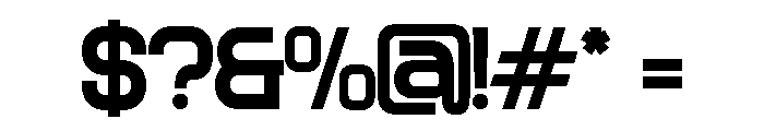 ZERONIX-Regular Font OTHER CHARS