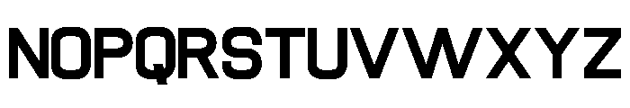ZERONIX-Regular Font UPPERCASE