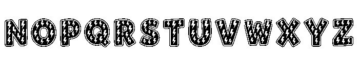 Zea Regular Font UPPERCASE