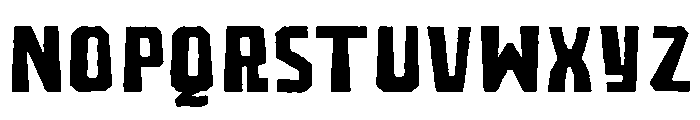 Zebbob Regular Font UPPERCASE