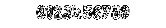 Zebra Cartoon By Squeeb Regular Font OTHER CHARS