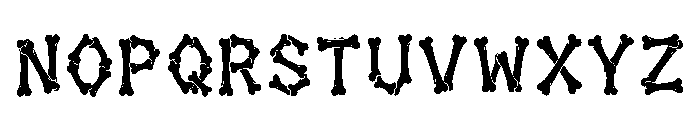 Zeki Regular Font UPPERCASE