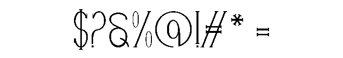 Zekonus Font OTHER CHARS
