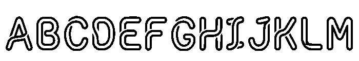 Zelaya Regular Font UPPERCASE