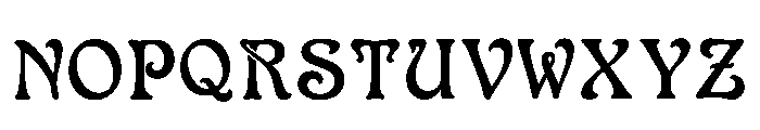 Zelene Regular Font UPPERCASE