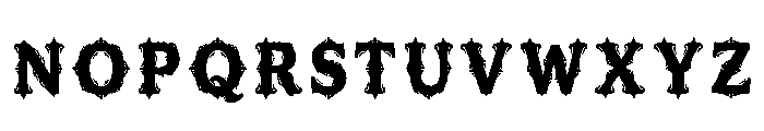 Zelina Regular Font UPPERCASE