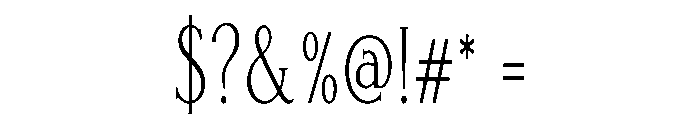 Zelique Font OTHER CHARS