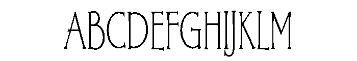 Zelique Font UPPERCASE
