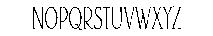 Zelique Font UPPERCASE