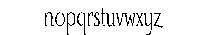 Zelique Font LOWERCASE