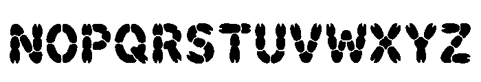 Zella Regular Font UPPERCASE