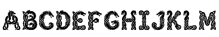 Zelvor Regular Font UPPERCASE