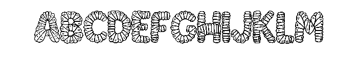 Zen Pebbles By Squeeb C Regular Font UPPERCASE