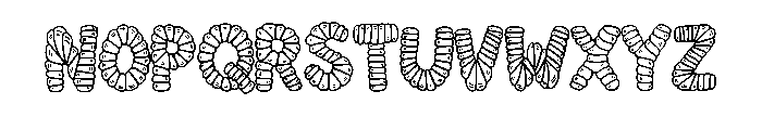 Zen Pebbles By Squeeb C Regular Font LOWERCASE