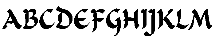 Zenith Crown Font UPPERCASE