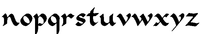 Zenith Crown Font LOWERCASE