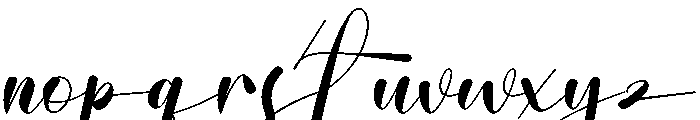 Zenitha Font LOWERCASE