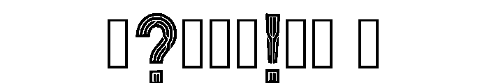 Zeniyah Regular Font OTHER CHARS