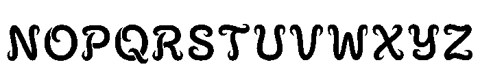 Zennie Regular Font LOWERCASE