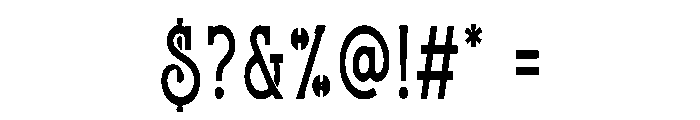 Zentaro Font OTHER CHARS