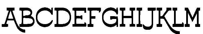 Zentaro Font UPPERCASE