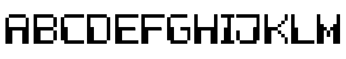 Zentax Font UPPERCASE