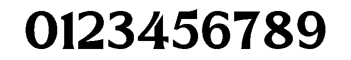 Zenthara Regular Font OTHER CHARS