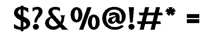 Zenthara Regular Font OTHER CHARS