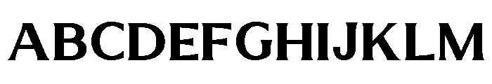Zenthara Regular Font UPPERCASE