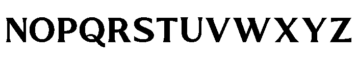 Zenthara Regular Font UPPERCASE