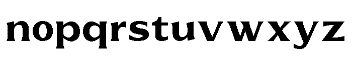 Zenthara Regular Font LOWERCASE