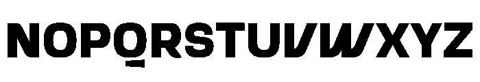 Zentor Font LOWERCASE