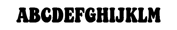 Zentra Font UPPERCASE