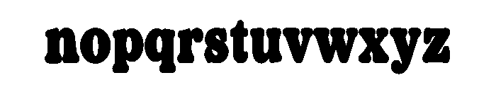 Zentra Font LOWERCASE