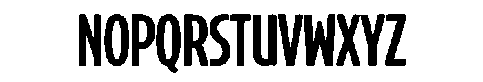 Zentron Sans Font UPPERCASE