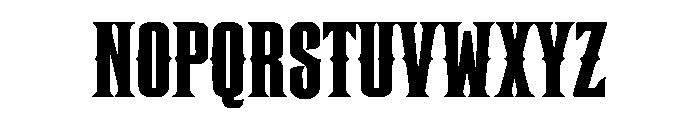Zenvora Font UPPERCASE