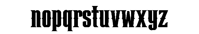 Zenvora Font LOWERCASE